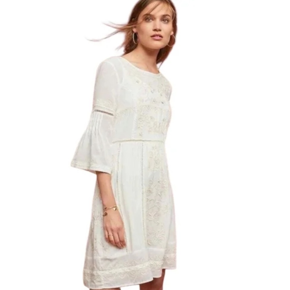 Anthropologie Akemi + Kin Tunic Laced Dress XXS